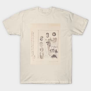 Frida and the Miscarriage by Frida Kahlo T-Shirt